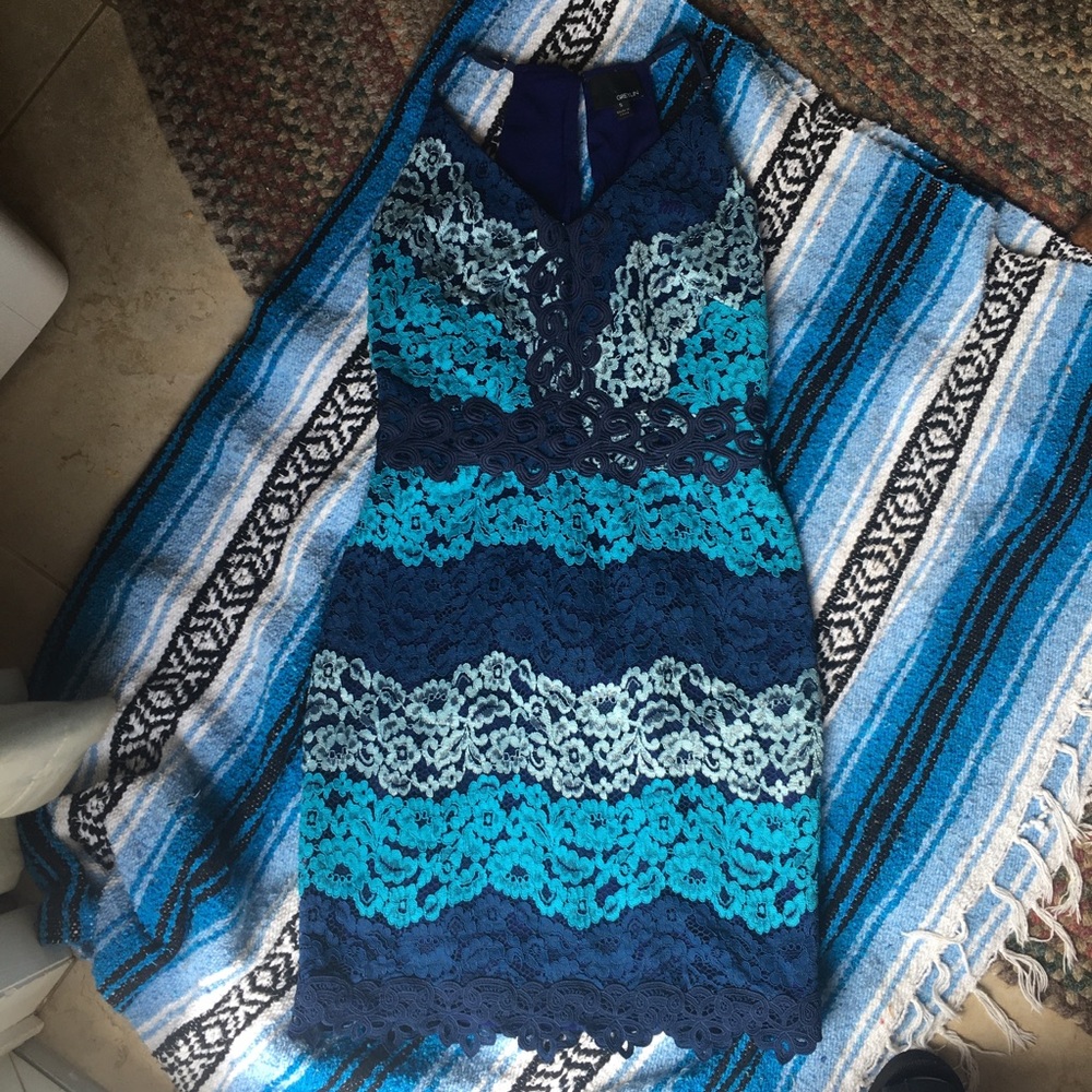 Anthropologie Greylin Lace Ombré Dress